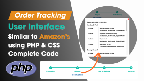 Order Tracking Code