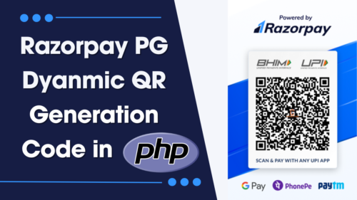 Razorpay dynamic QR code